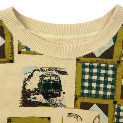 Vintage 90s Hai Sporting Gear By Issey Miyake Pattern Sweatshirt Size S