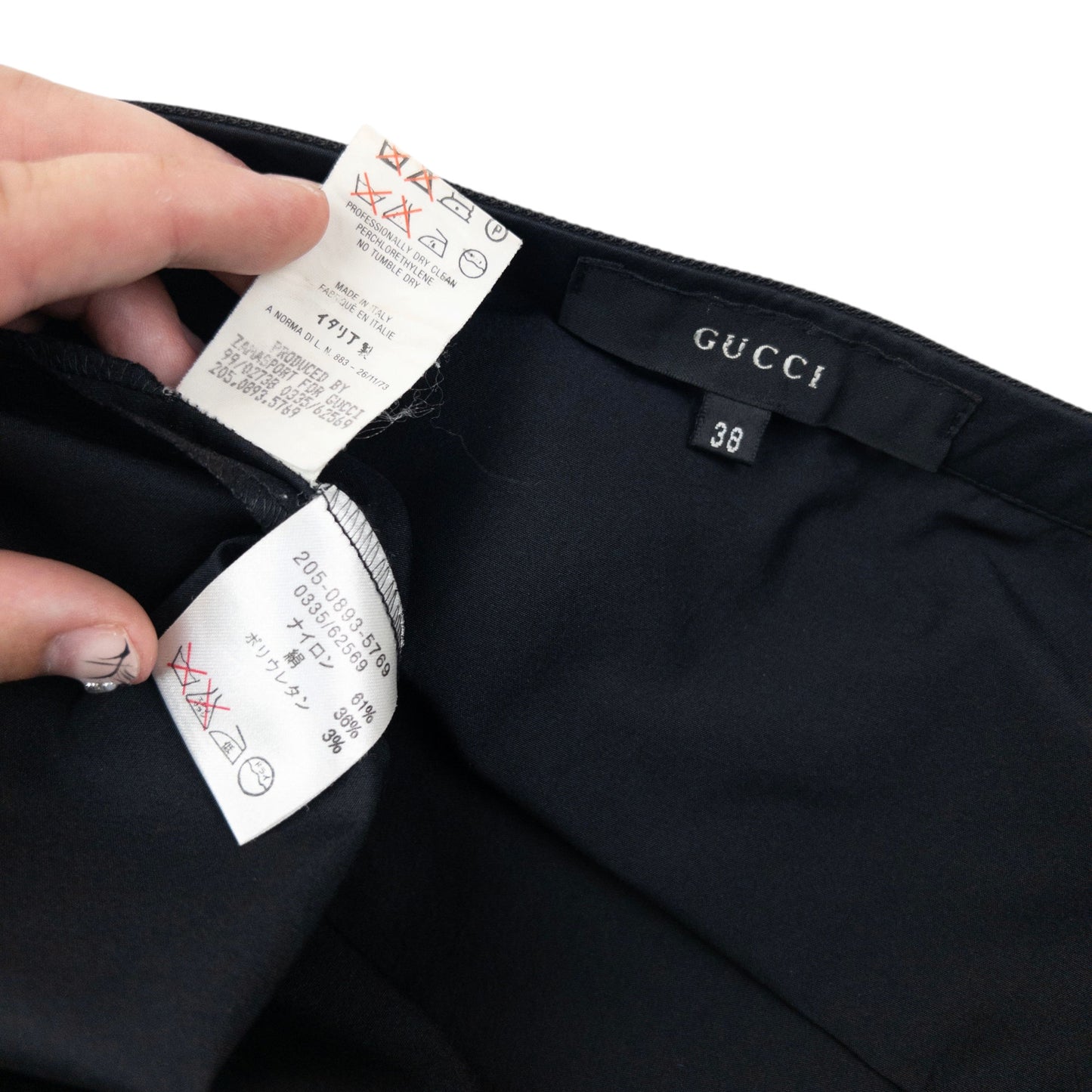 Vintage 90s Gucci By Tom Ford Skirt Womens Size W26