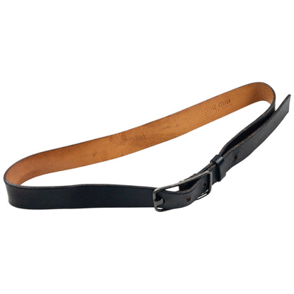 Vintage 2000s Miu Miu Leather Belt Size M
