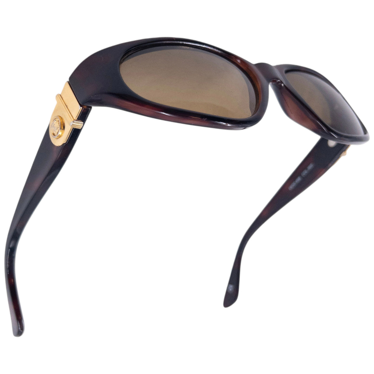 Vintage 90s Gianni Versace Tortoise Shell Sunglasses