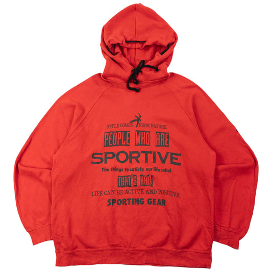 Vintage 90s Hai Sporting Gear By Issey Miyake Graphic Hoodie Size M