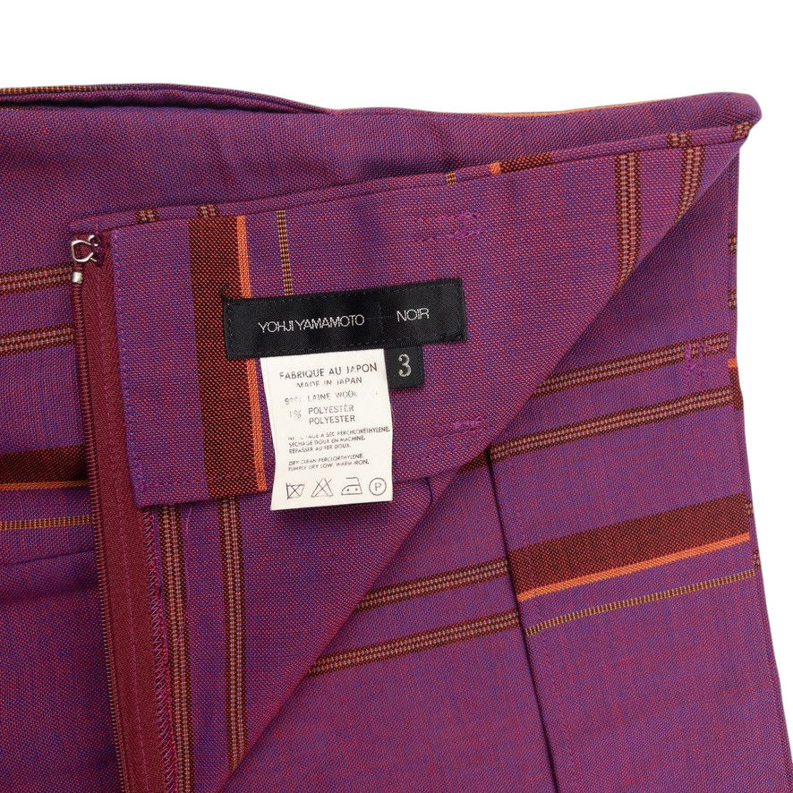 Vintage Yohji Yamamoto Striped Maxi Skirt Womens Size W28