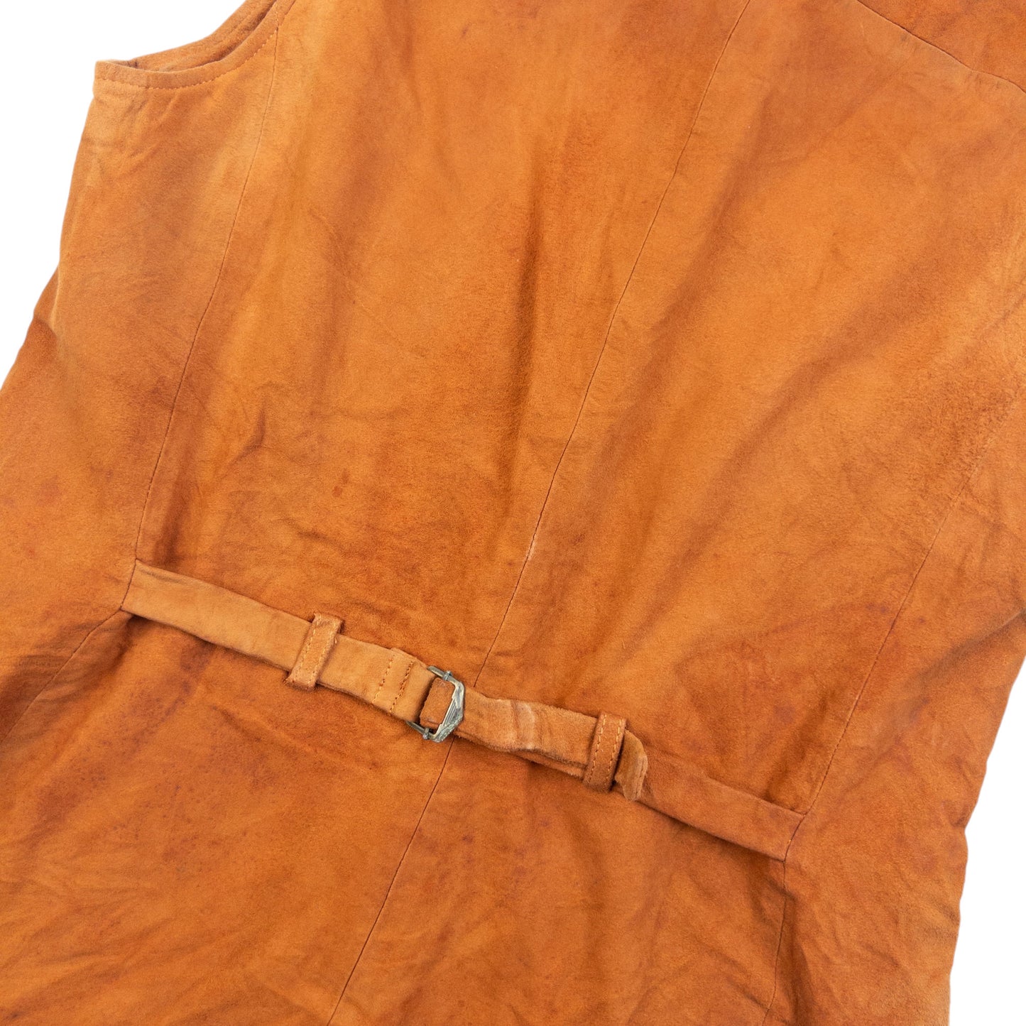 Vintage 90s Issey Miyake Suede Waistcoat Womens Size L