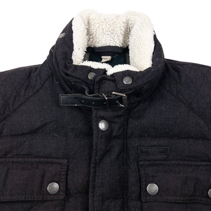 Burberry Brit Fleece Collar Padded Jacket Size S