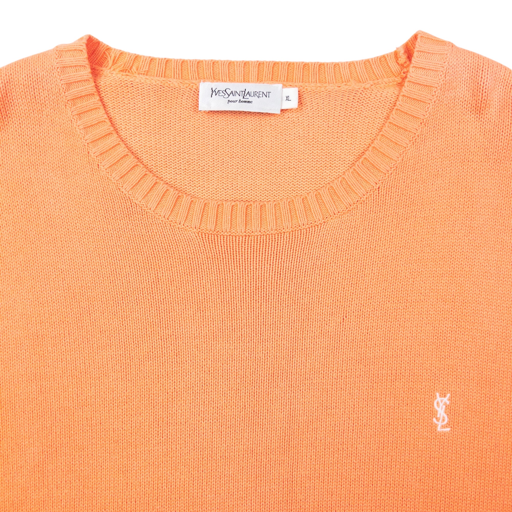 Vintage 2000s YSL Yves Saint Laurent Knit Jumper Size XL