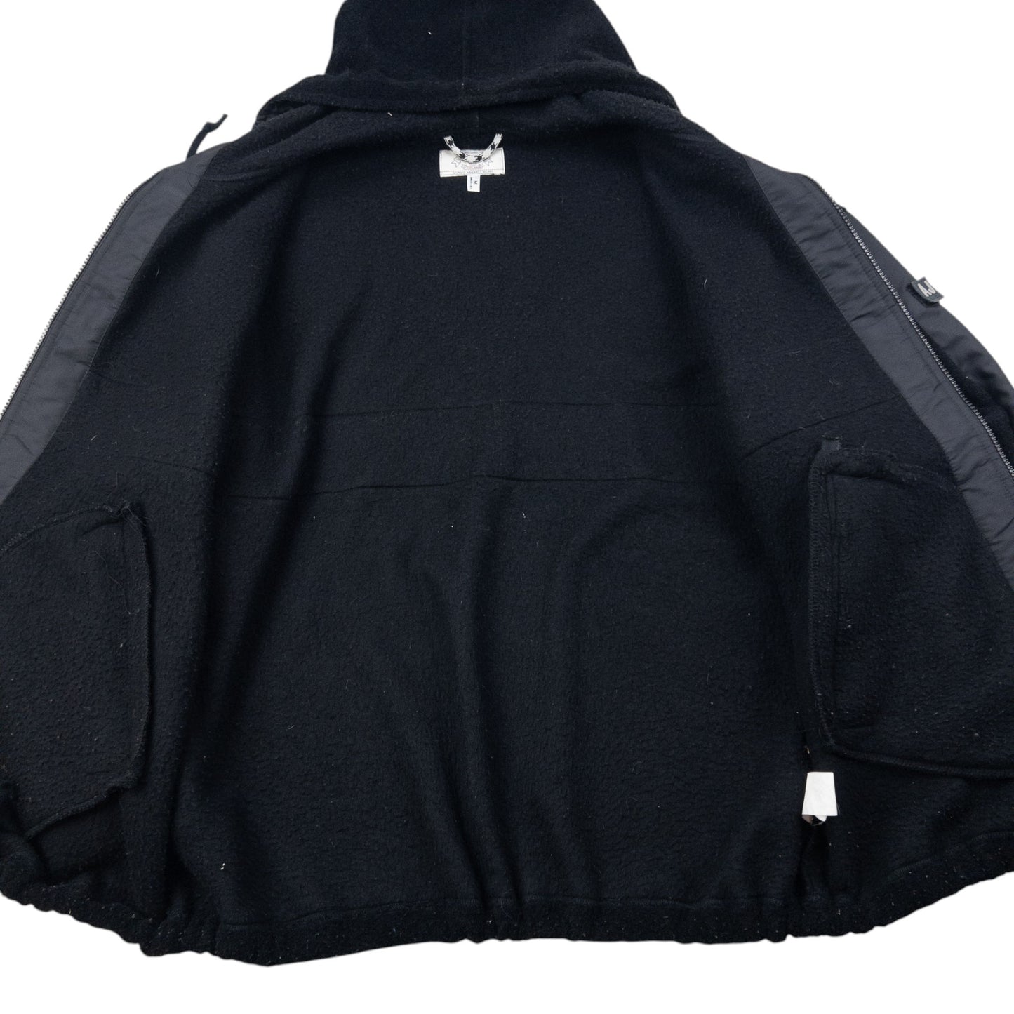Vintage Armani Jeans Zip Up Fleece Jacket Size M