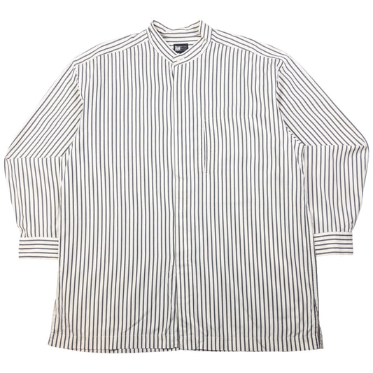 Vintage Issey Miyake Striped Long Sleeve Button Up Shirt Size L
