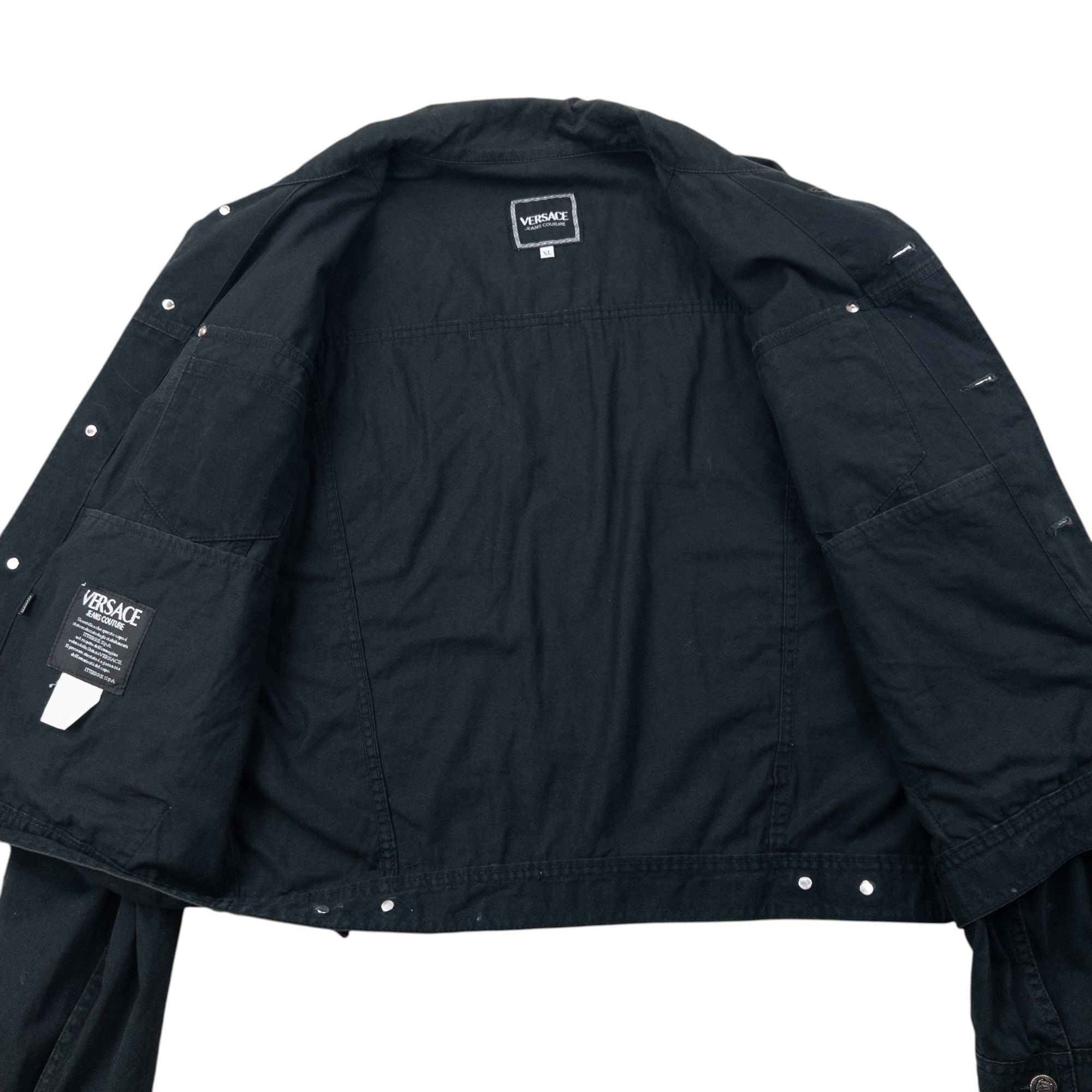 Vintage 90s Versace Jeans Couture Button Up Jacket Size XL