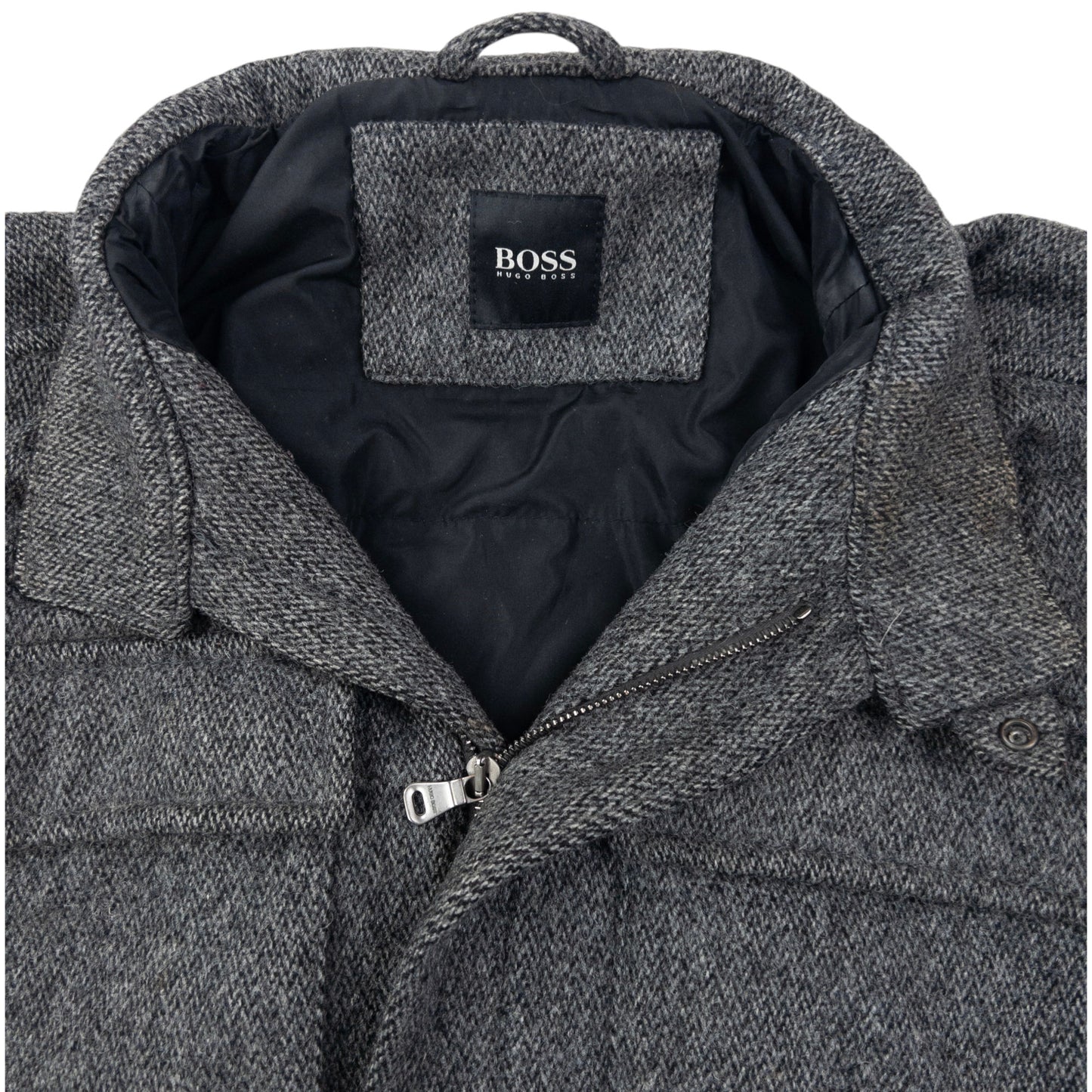 Vintage 2000s Hugo Boss Multi Pocket Wool Jacket Size M