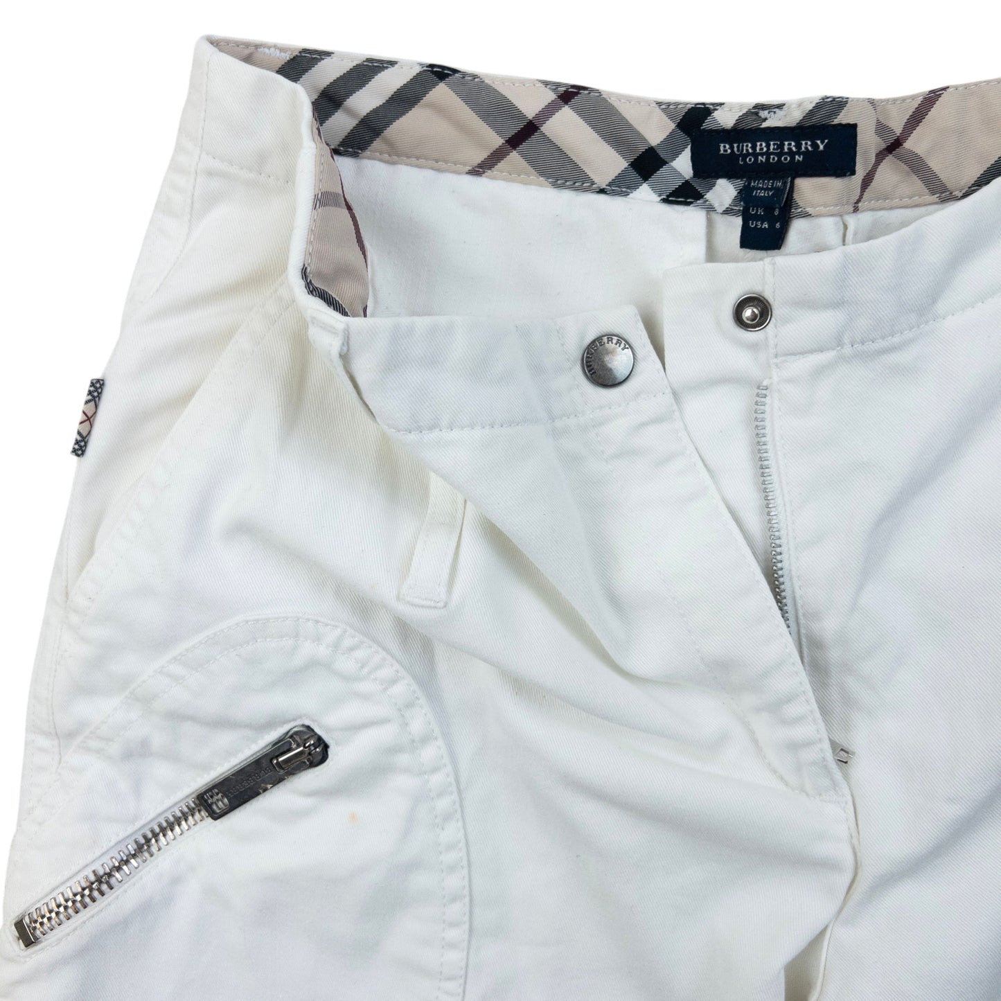 Vintage 2000s Burberry Cargo Trousers Size W31