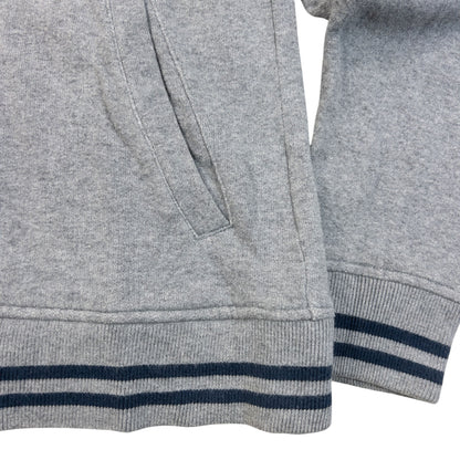 Vintage 2000s Burberry Black Label Zip Up Sweatshirt in grey, photo 7