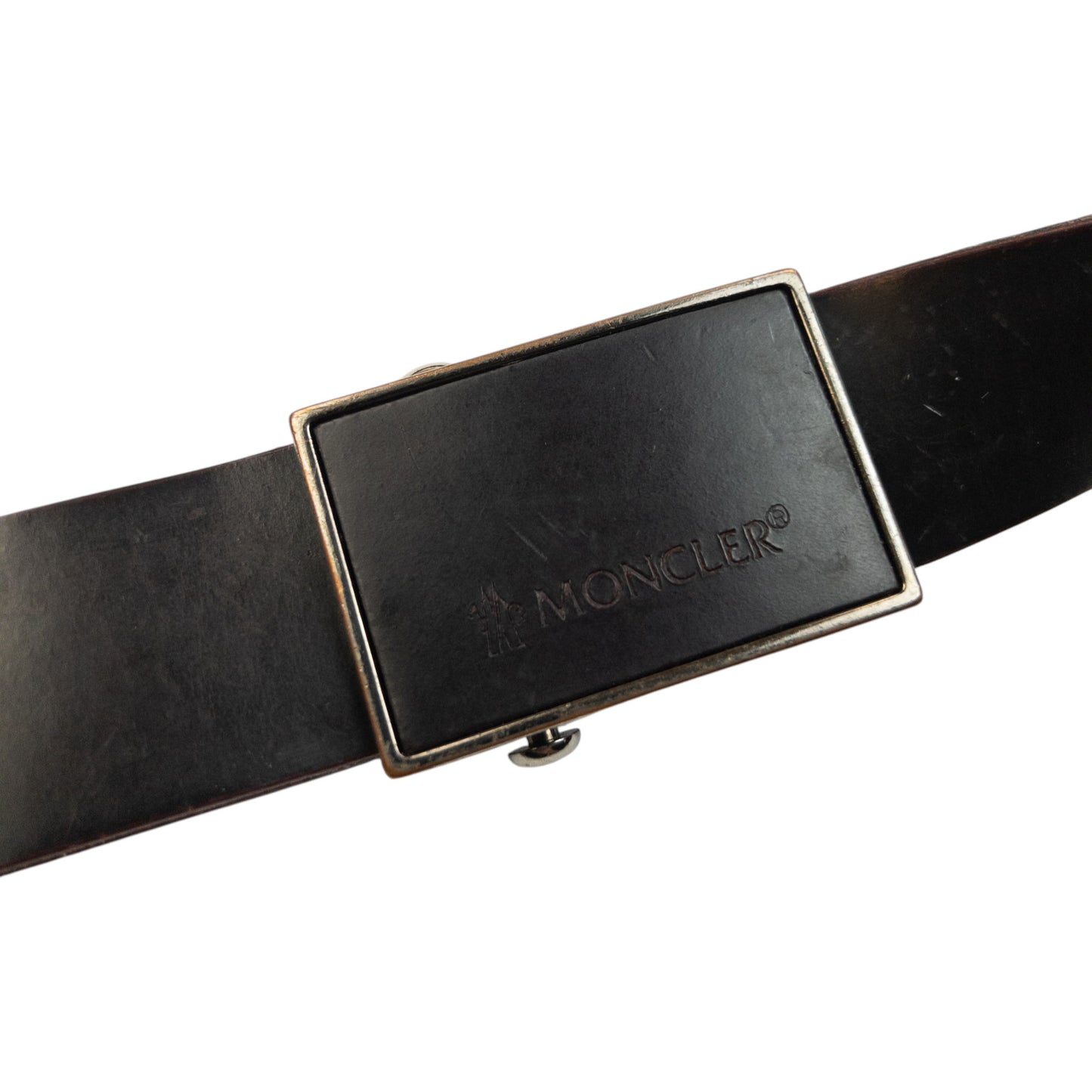 Vintage 90s Moncler Leather Belt One SIze
