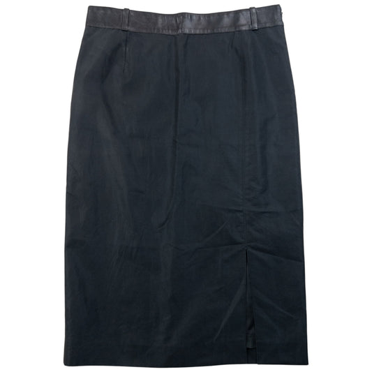 Vintage 90s Gucci By Tom Ford Leather Waist Skirt Womens Size W27