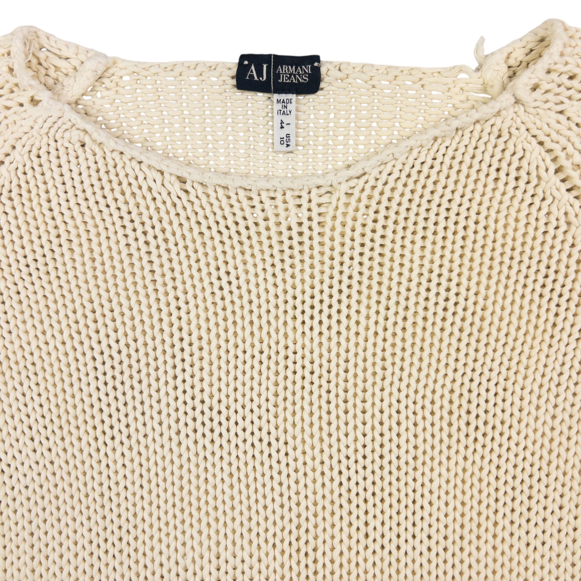 Vintage Armani Jeans Knit Jumper Womens Size M