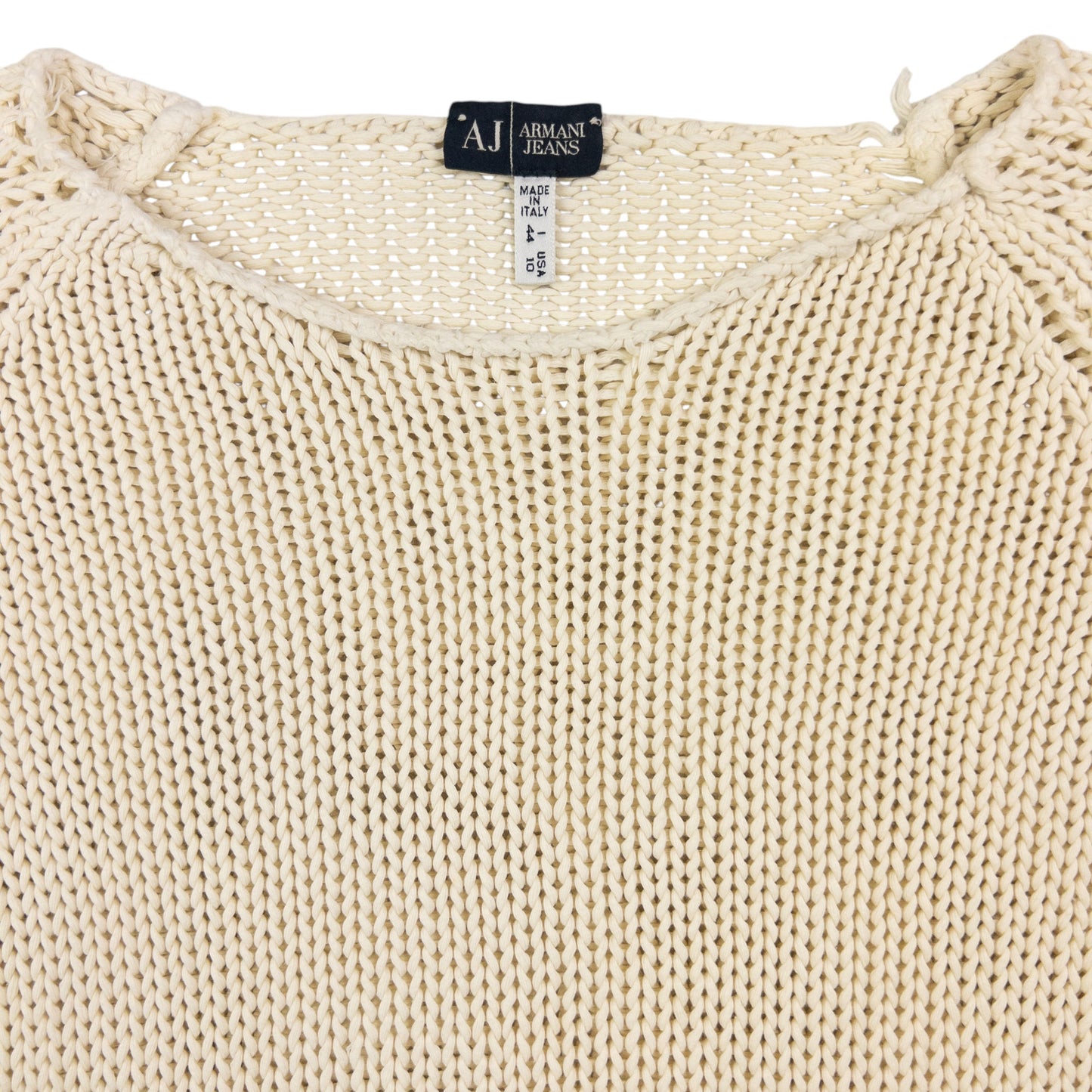 Vintage Armani Jeans Knit Jumper Womens Size M