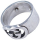 Vintage 2000s Gucci Silver Logo Ring