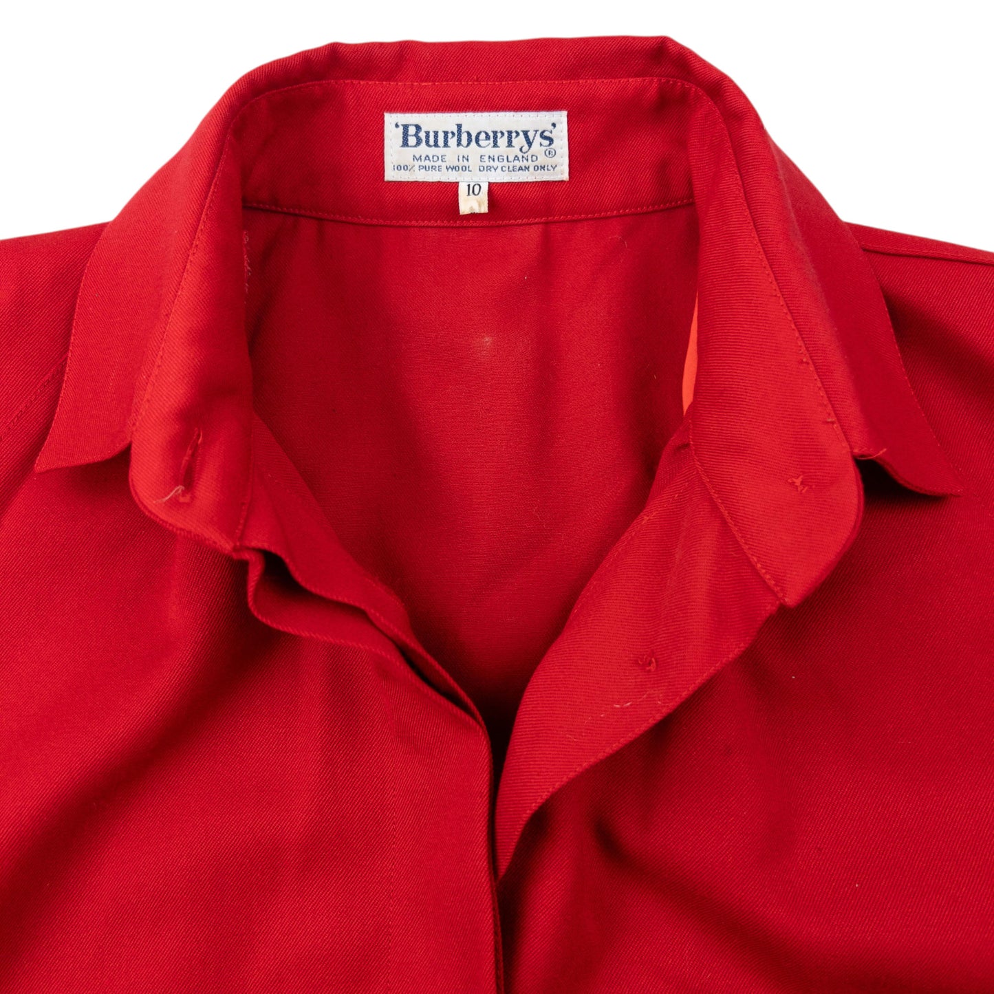 Vintage 80s Burberry Longline Jacket Womens Size L