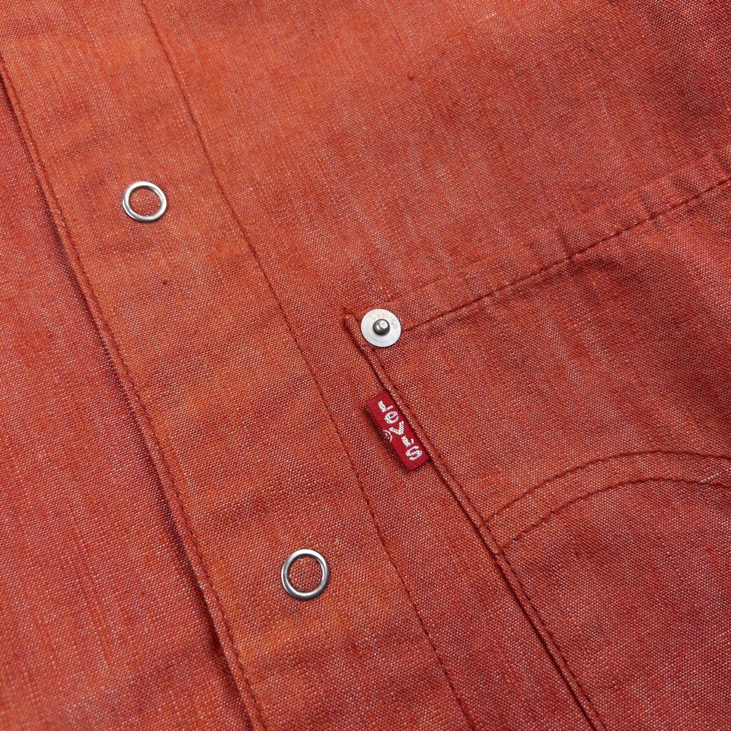 Vintage 2000s Levi's Engineered Garments Snap Button Up Denim Shirt Size S