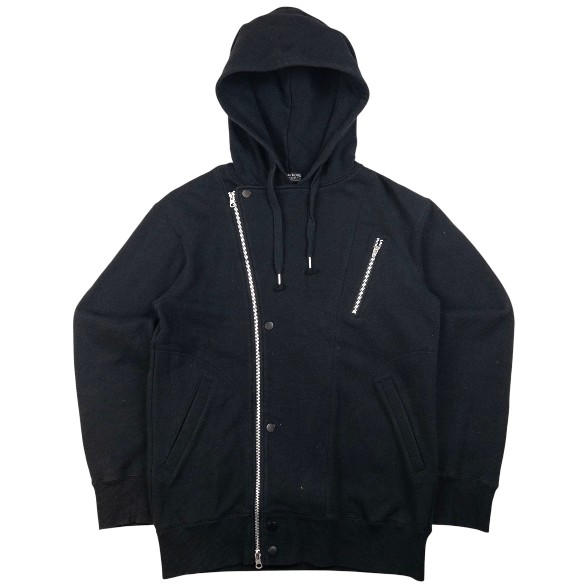 Vintage Final Home Asymmetric Zip Up Hoodie Size S