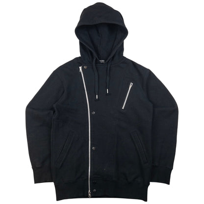 Vintage Final Home Asymmetric Zip Up Hoodie Size S