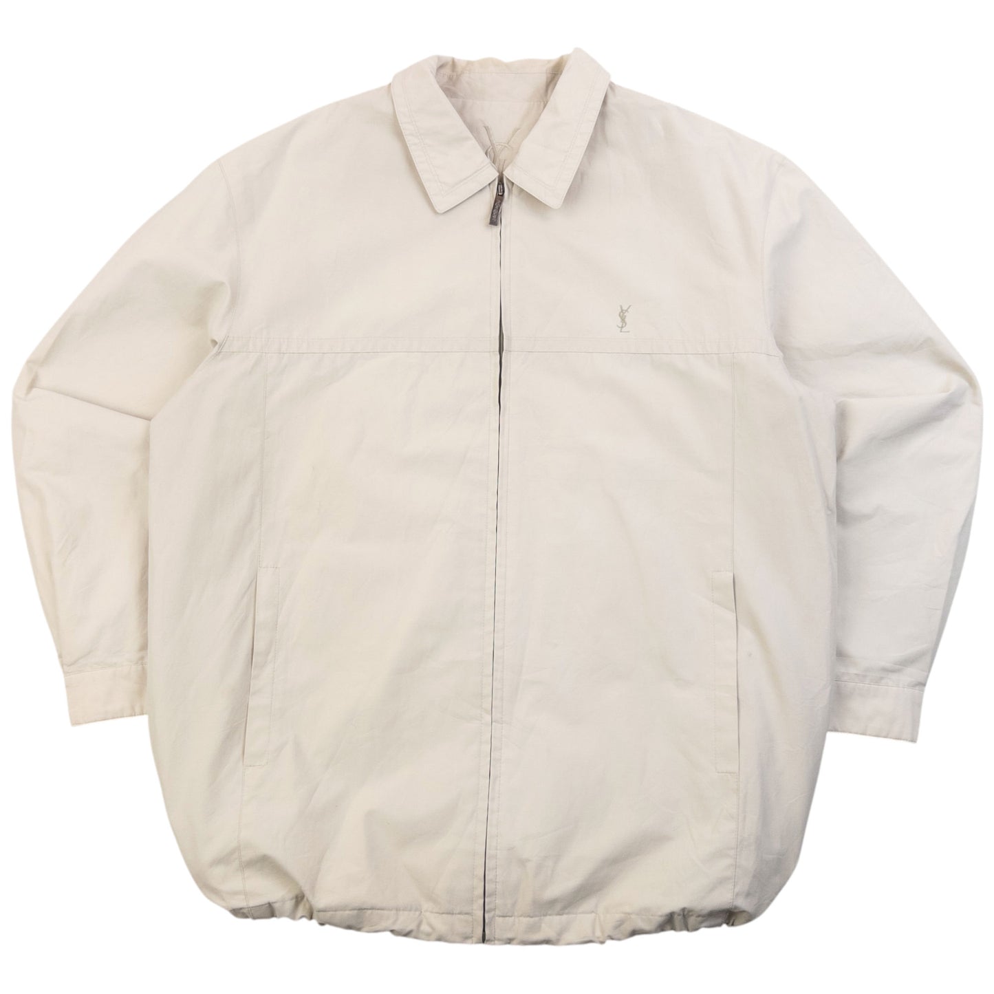 Vintage 90s YSL Yves Saint Laurent Harrington Jacket Size M