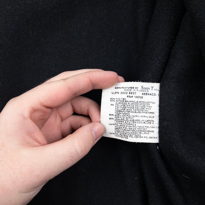 Vintage Armani Jeans Leather Biker Jacket Size S