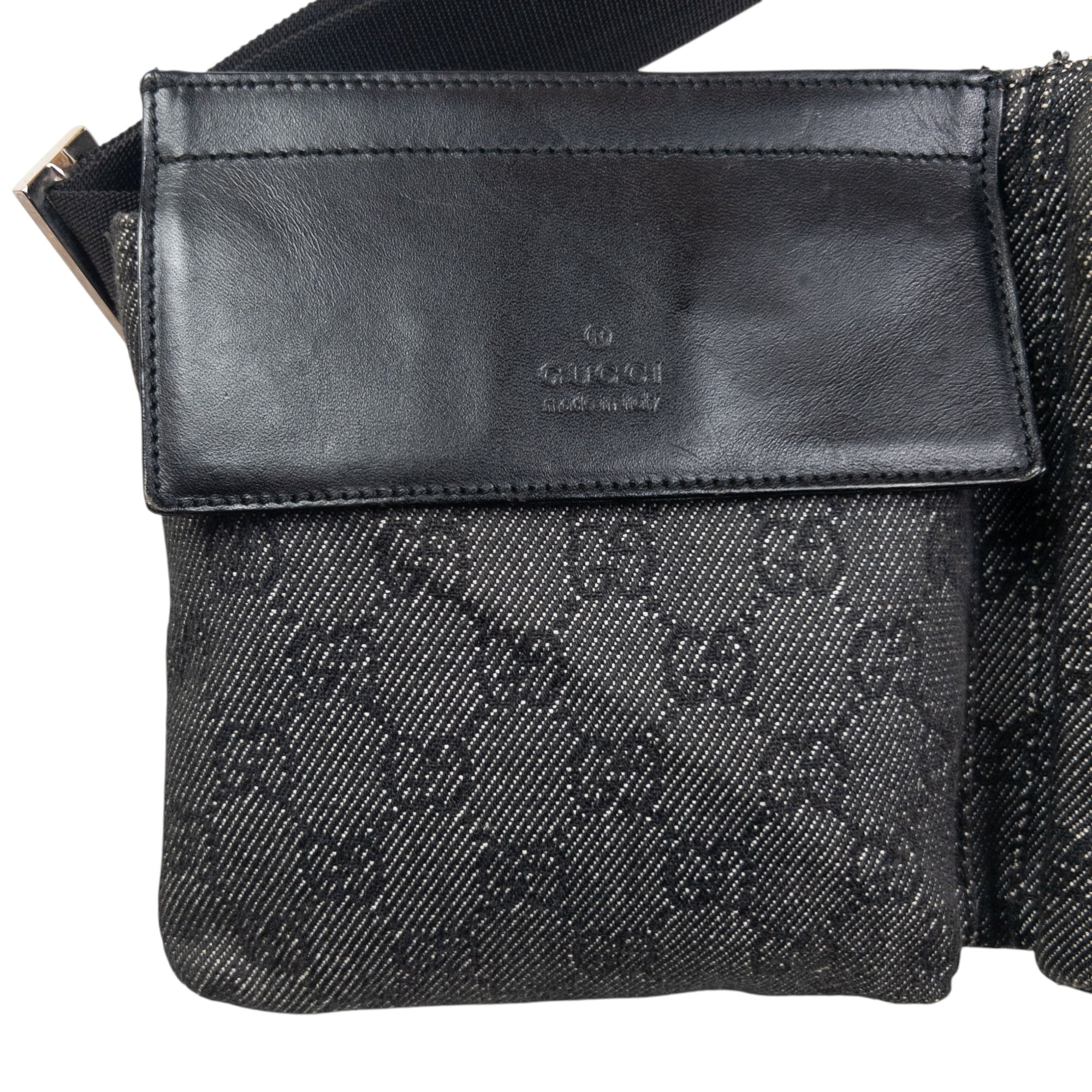 Vintage Gucci Monogram Crossbody Bag