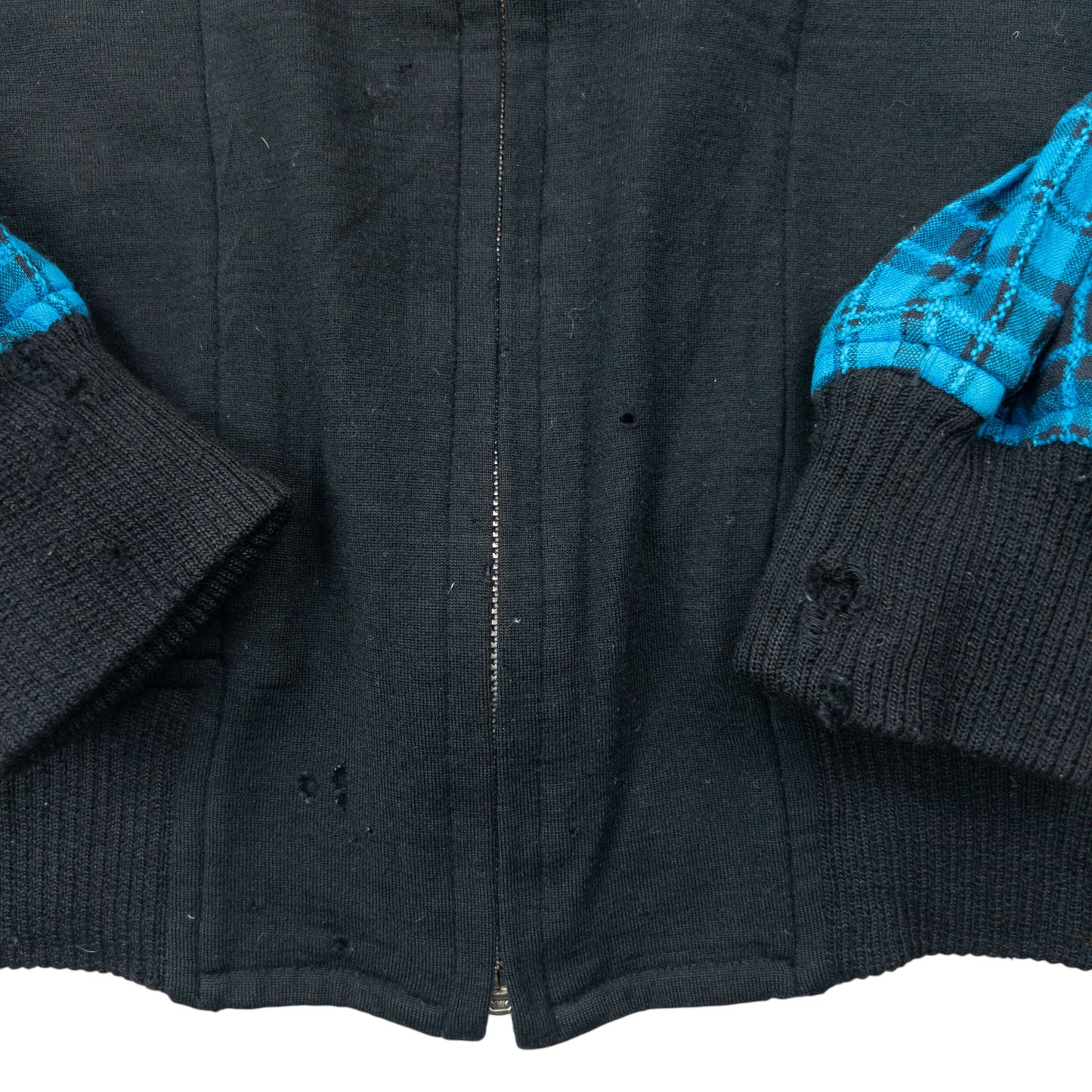 Vintage 90s Comme Des Garçons Tricot Checkered Bomber Jacket Size L