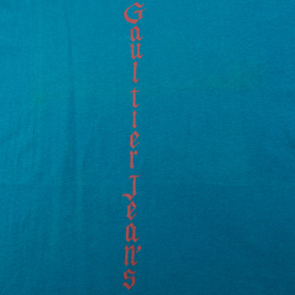 Vintage Gaultier Jean's Capped Sleeve T Shirt Womens Size L