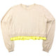 Vintage 2010 Miu Miu Frill Trim Cropped Jumper Womens Size M