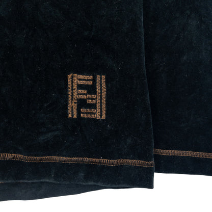 Vintage 2000s Fendi Velour Jumper in black, photo 3