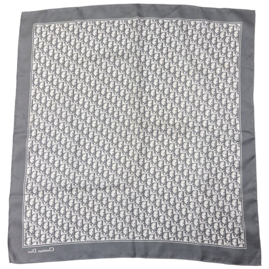 Vintage Dior Monogram Silk Scarf