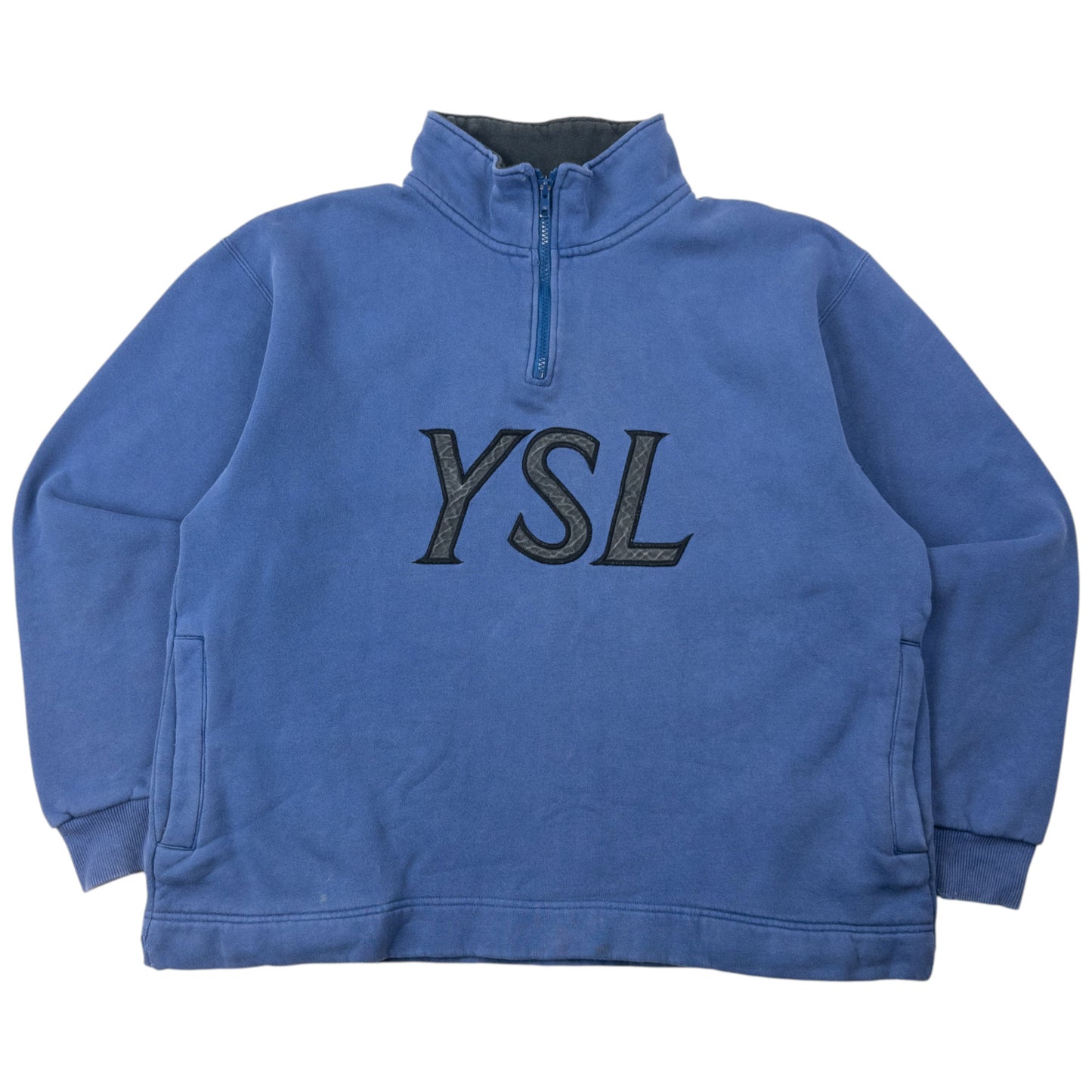 Vintage 2000s YSL Yves Saint Laurent Q Zip Sweatshirt Size S