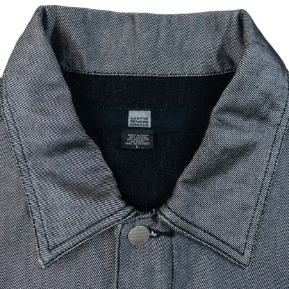 Vintage 2000s Marithe + Francois Girbaud Metallic Denim Jacket Size XL