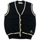 Vintage 90s Balenciaga Golf Button Up Sweater Vest Womens Size M