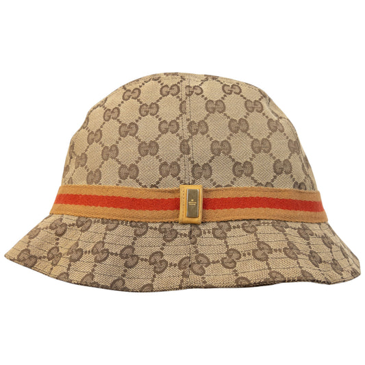 Vintage 2000s Gucci Monogram Bucket Hat Size M