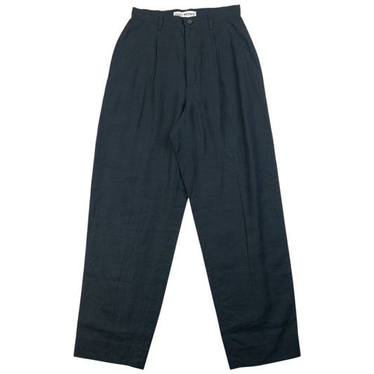Vintage 90s Issey Miyake Pleated Linen Trousers Size W24