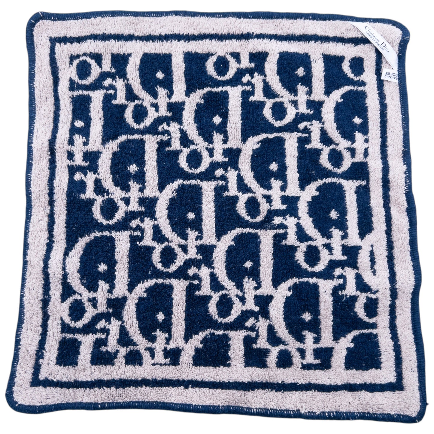 Vintage 90s Dior Monogram Flannel Towel