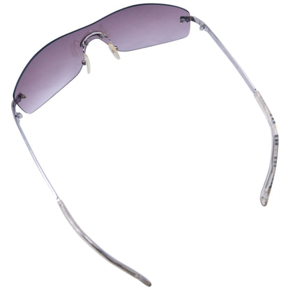 Vintage 2000s Burberry Nova Check Rimless Sunglasses
