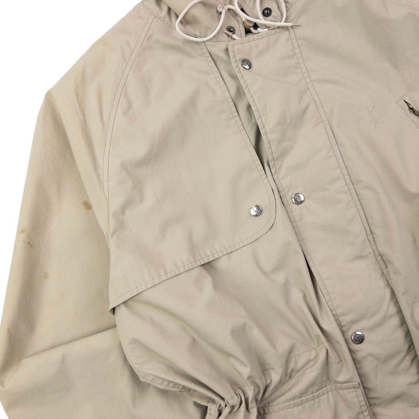 Vintage 90s YSL Yves Saint Laurent Zip Up Jacket Size M