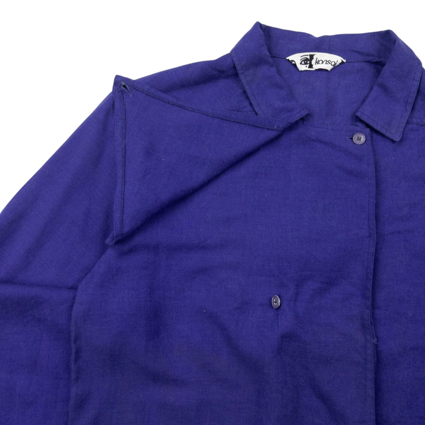 Vintage 80s Kansai Yamamoto Long Sleeve Button Up Shirt Size M