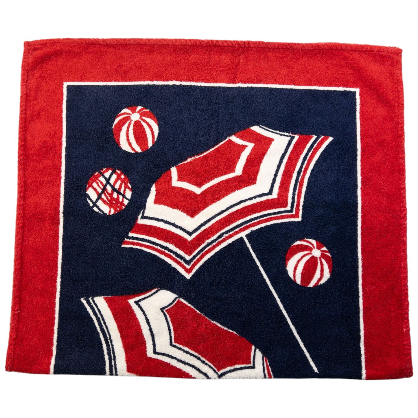 Vintage 2000s Burberry Ball & Umbrella Print Beach Towel