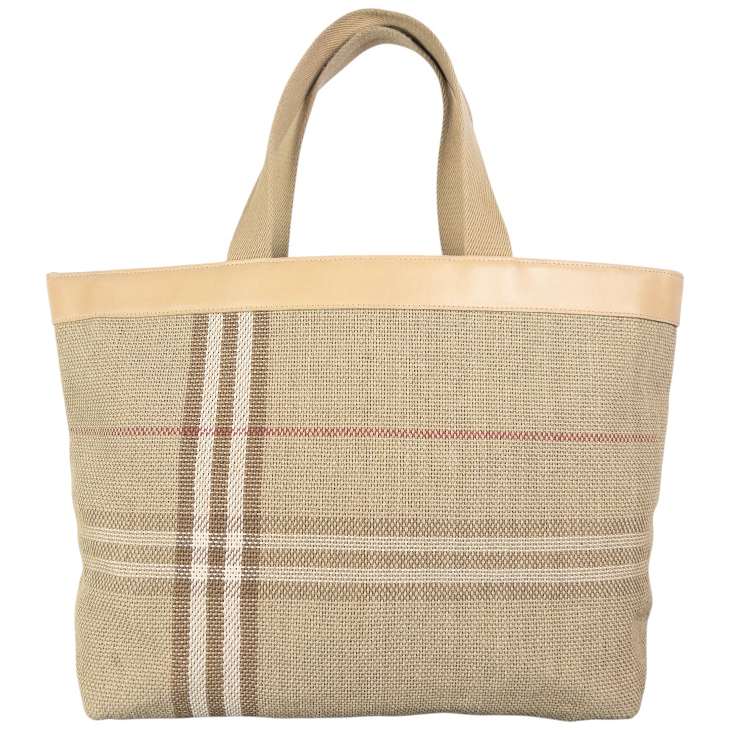 Vintage Burberry Nova Check Woven Shoulder Bag