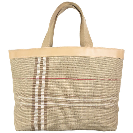 Vintage Burberry Nova Check Woven Shoulder Bag