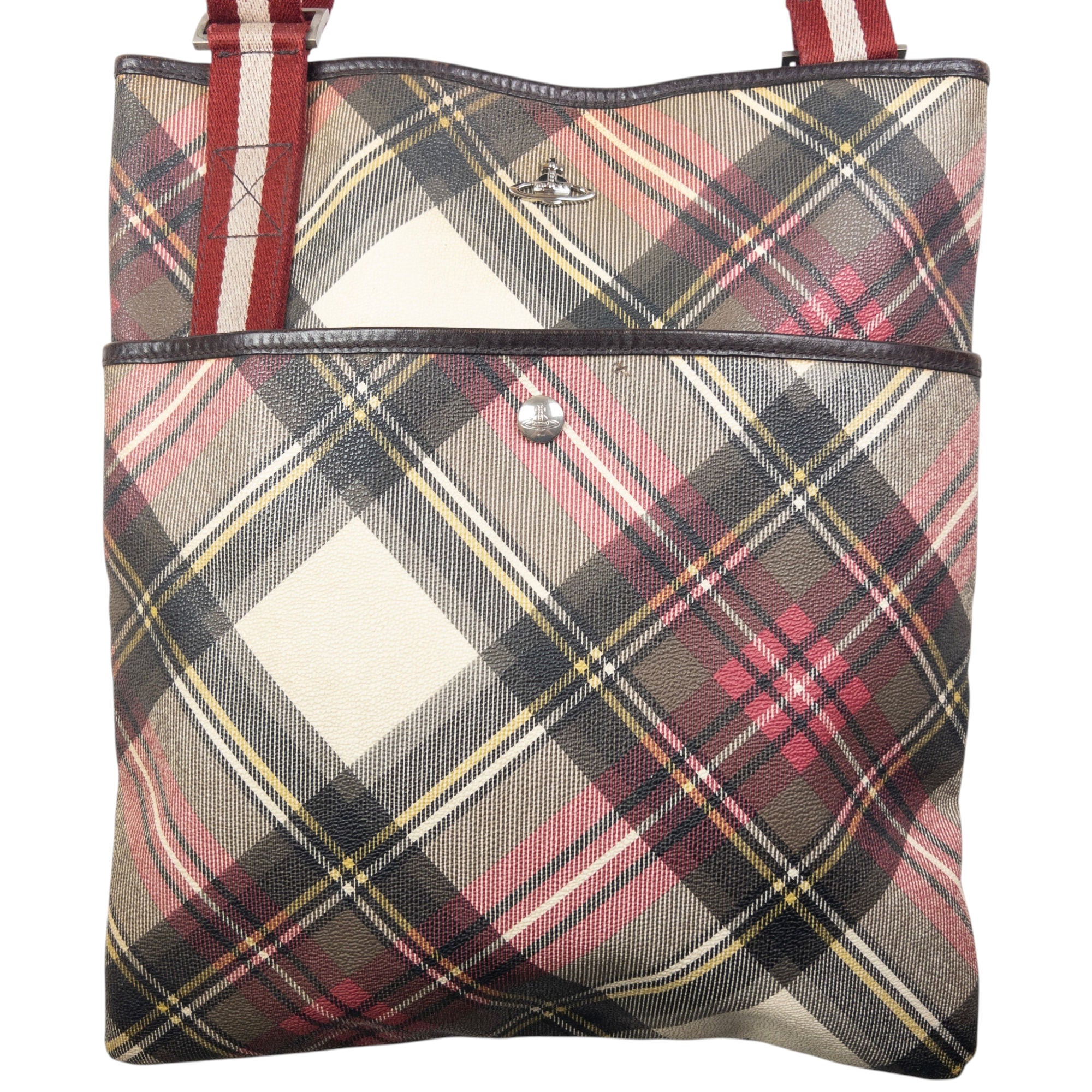 Vintage Vivienne Westwood Tartan Crossbody Bag