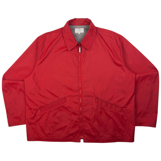 Vintage Armani Jeans Zip Up Rain Jacket Size XL