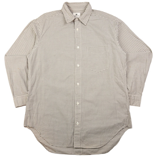 Vintage Issey Miyake Checkered Long Sleeve Button Up Shirt Size M