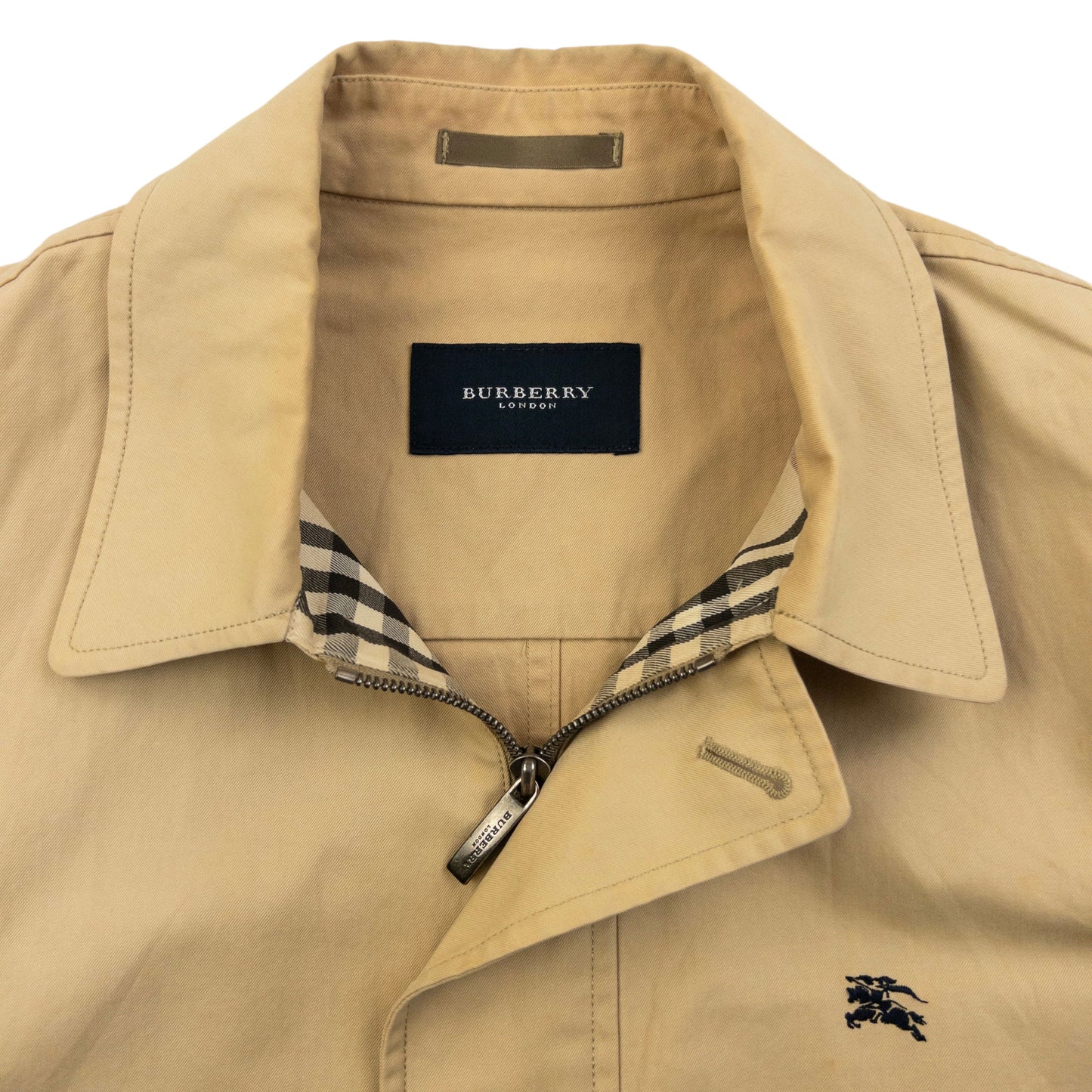 Vintage 2000s Burberry Zip Up Jacket Size S