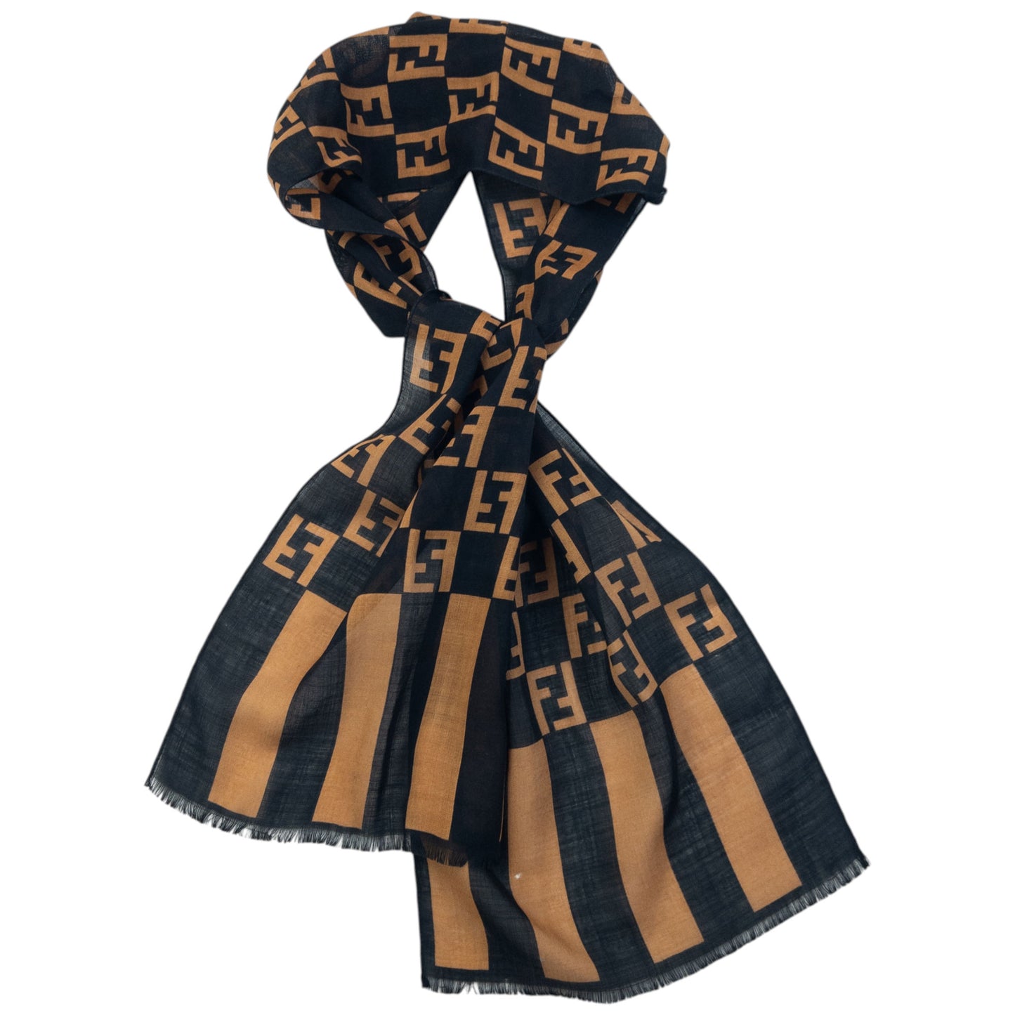 Vintage 90s Fendi Monogram Scarf