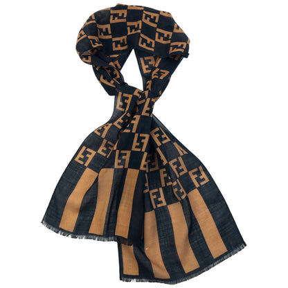Vintage 90s Fendi Monogram Scarf